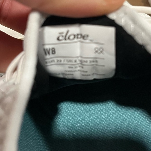 Clove Classic Brilliant White Women's Bungee Athletic Shoe 8 - Picture 10 of 13